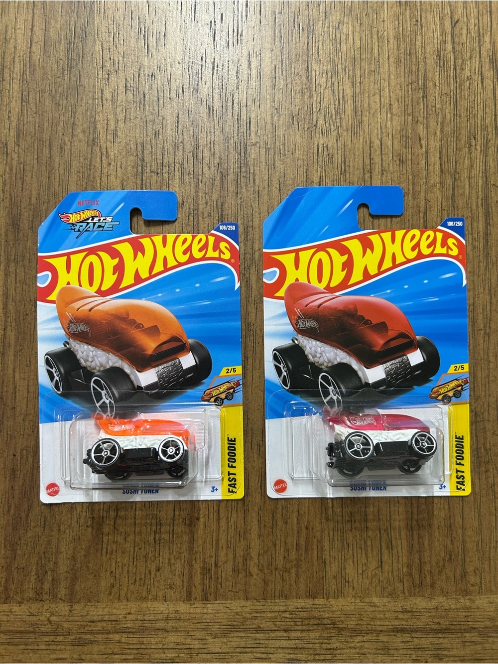 Hot Wheels Sushi Tuner - Orange and Red